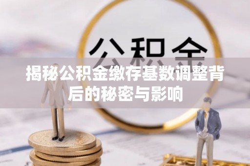 思茅揭秘公积金缴存基数调整背后的秘密与影响