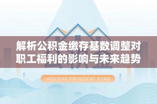 汤原解析公积金缴存基数调整对职工福利的影响与未来趋势