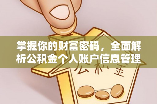 四湖掌握你的财富密码，全面解析公积金个人账户信息管理