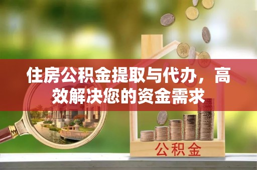 丹寨住房公积金提取与代办，高效解决您的资金需求
