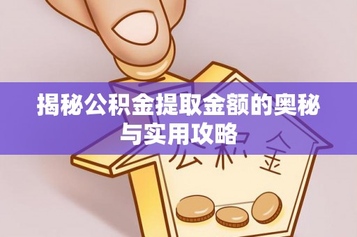 指南揭秘公积金提取金额的奥秘与实用攻略