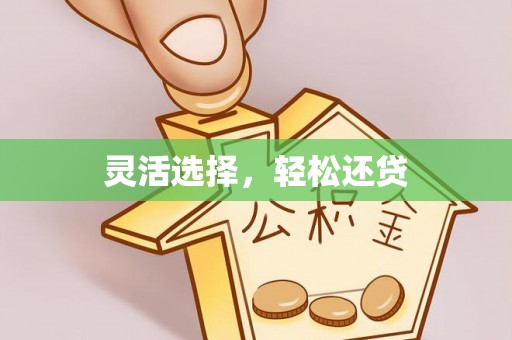 淮上灵活选择，轻松还贷