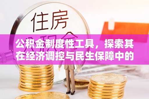 黔南公积金制度性工具，探索其在经济调控与民生保障中的重要作用