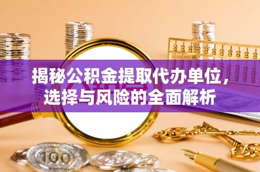 张家界揭秘公积金提取代办单位，选择与风险的全面解析