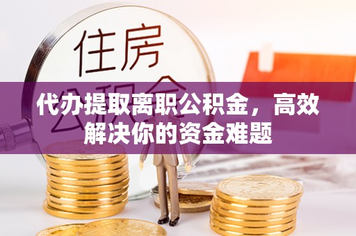 乐东代办提取离职公积金，高效解决你的资金难题
