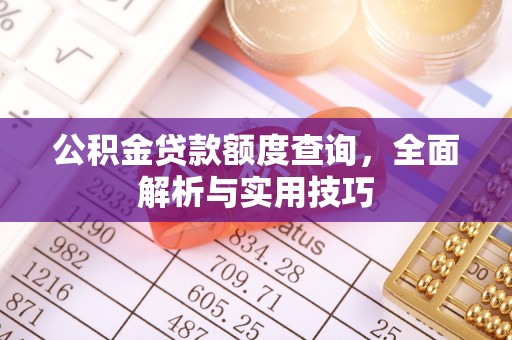 大悟公积金贷款额度查询，全面解析与实用技巧