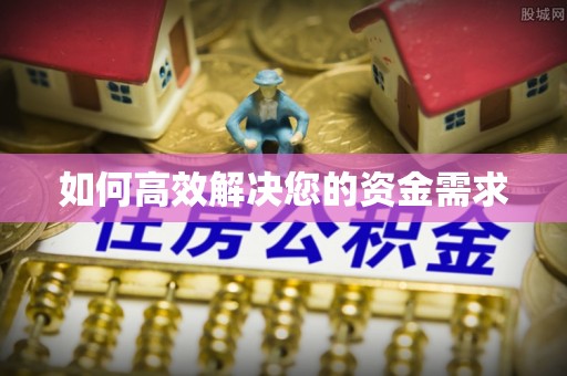 指南如何高效解决您的资金需求